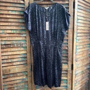 NWT Rebecca Taylor White Noise Silk Dress Size 10